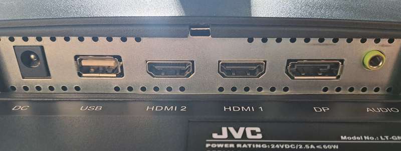 JVC 32" Edgeless Curved QHD 1440p 165Hz Gaming Monitor (Model LT-GN32525)