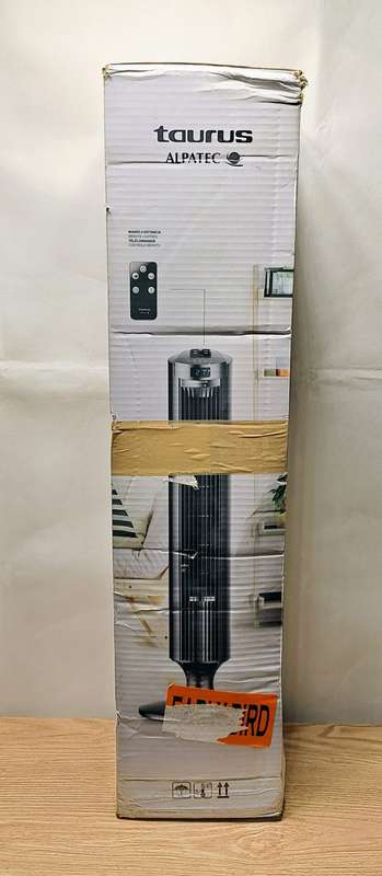 Taurus Fan Turbo Tower Plastic Grey 84cm 45W Babel