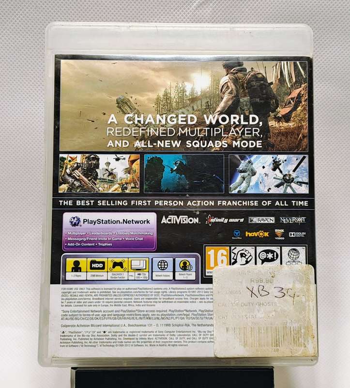 Call of Duty Ghosts - Sony PlayStation 3 / PS3 game