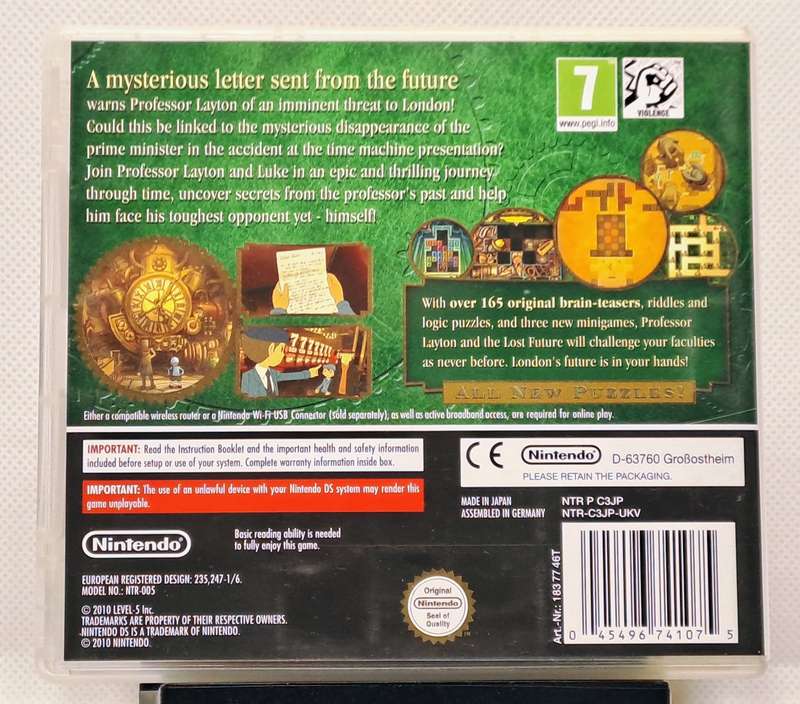 Professor Layton and the Lost Future - Nintendo DS Game