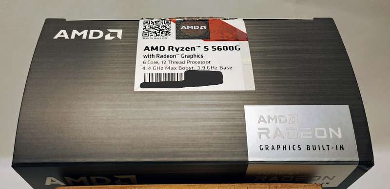 AMD Ryzen 5 5600G CPU / processor with integrated Radeon Graphics