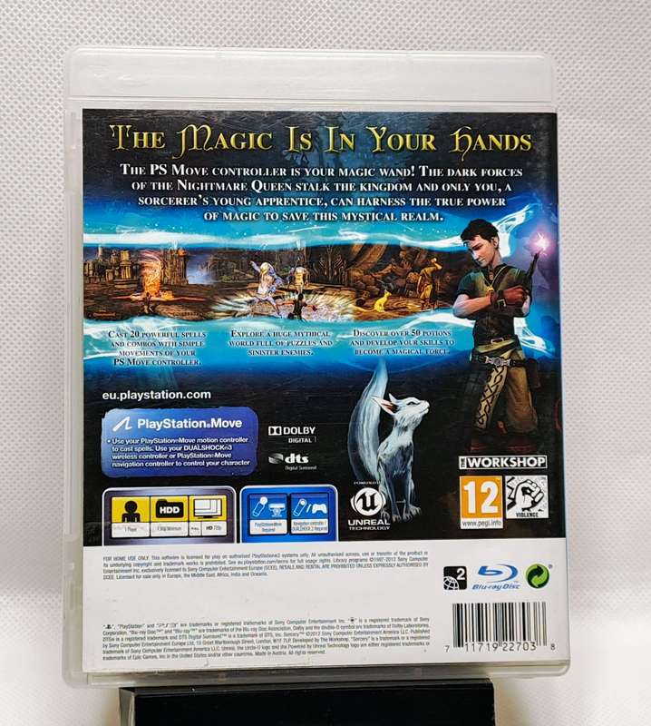 Sorcery - Sony PlayStation 3 / PS3 Game (PS Move Controller Required)