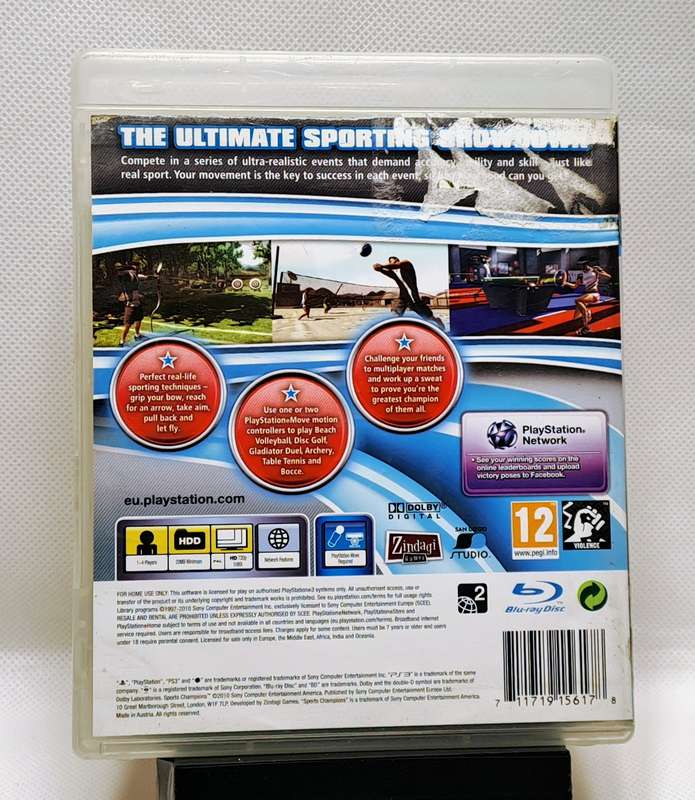 Sports Champions - Sony PlayStation 3 / PS3 Game (PS Move required)