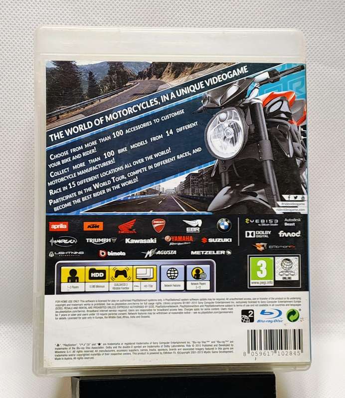 Ride - Sony PlayStation 3 / PS3 Game