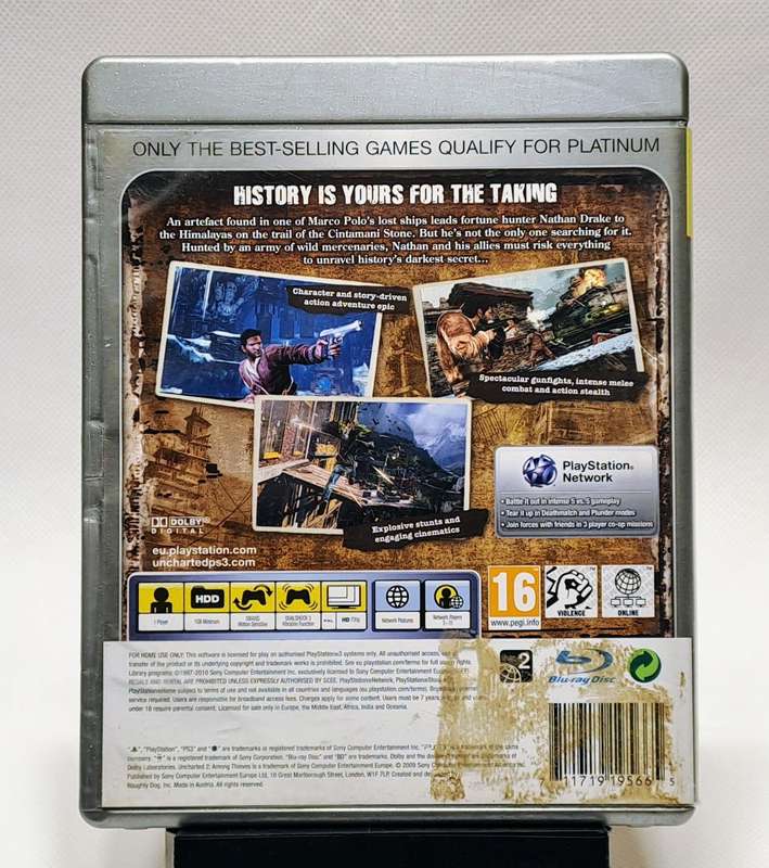 Uncharted Games Bundle - Sony PlayStation 3 / PS3 Games (3 Games)