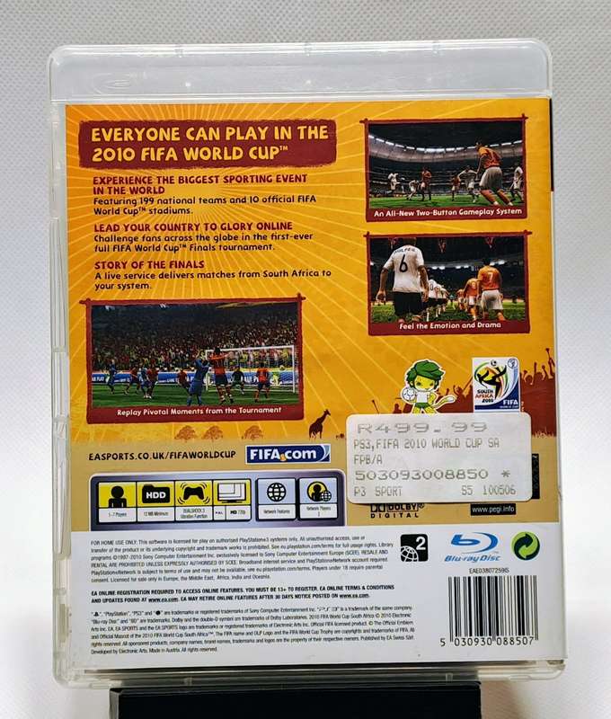 2010 FIFA World Cup South Africa - Sony PlayStation 3 / PS3 Game
