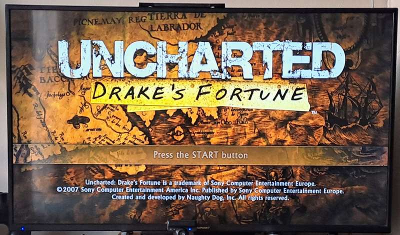 Unchartered: Drake's Fortune - Sony PlayStation 3 / PS3 Game (Platinum)