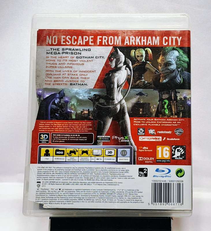 Batman: Arkham City - Sony PlayStation 3 / PS3 Game