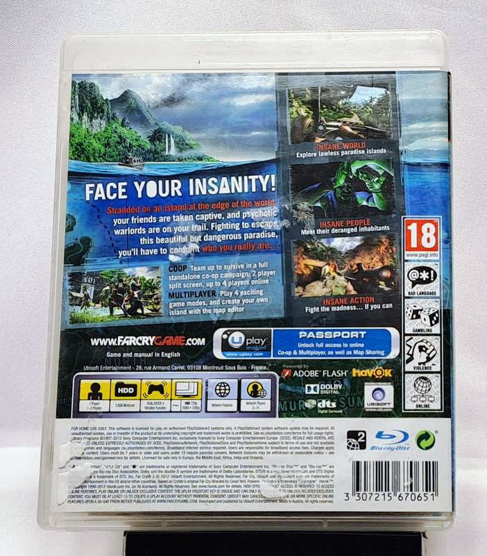 Far Cry Games Bundle - Sony PlayStation 3 / PS3 games