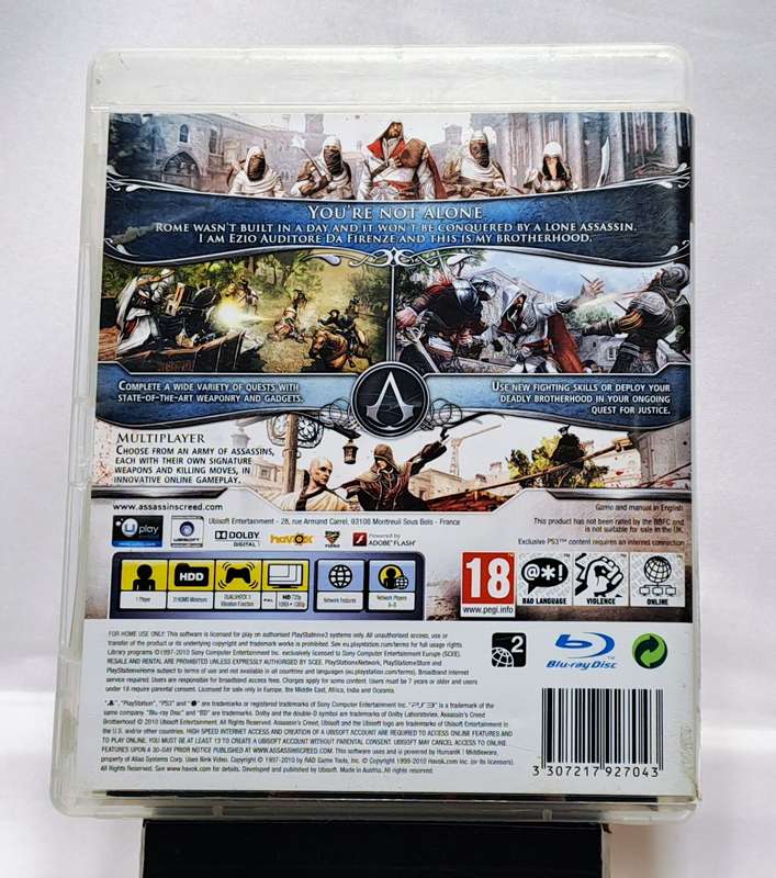 Assassin's Creed Brotherhood - Sony PlayStation 3 / PS3 Game