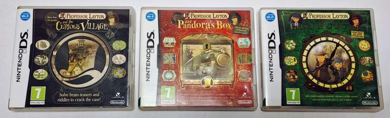 Professor Layton Games Bundle - Nintendo DS (3 Games)