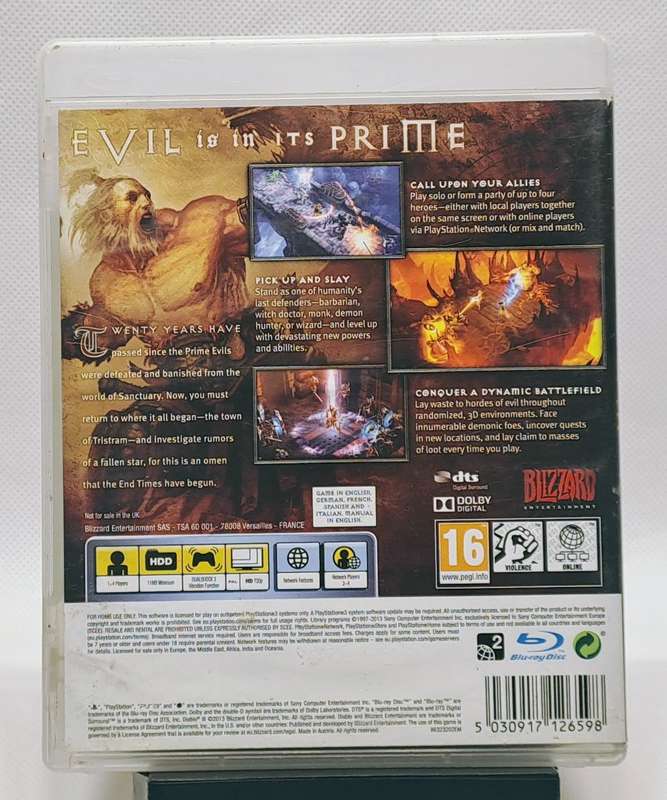 Diablo 3 (Diablo III) - Sony PlayStation 3 / PS3 Game