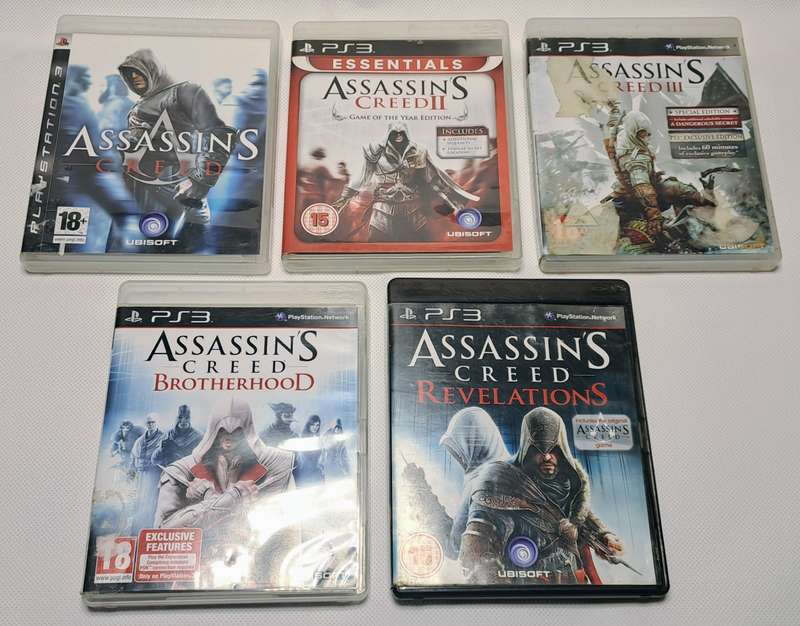 Assassins Creed Games Bundle - Sony PlayStation 3 / PS3 games (PAL)