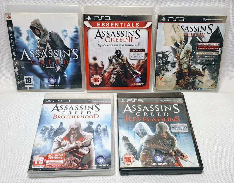 Assassins Creed Games Bundle - Sony PlayStation 3 / PS3 games (PAL)