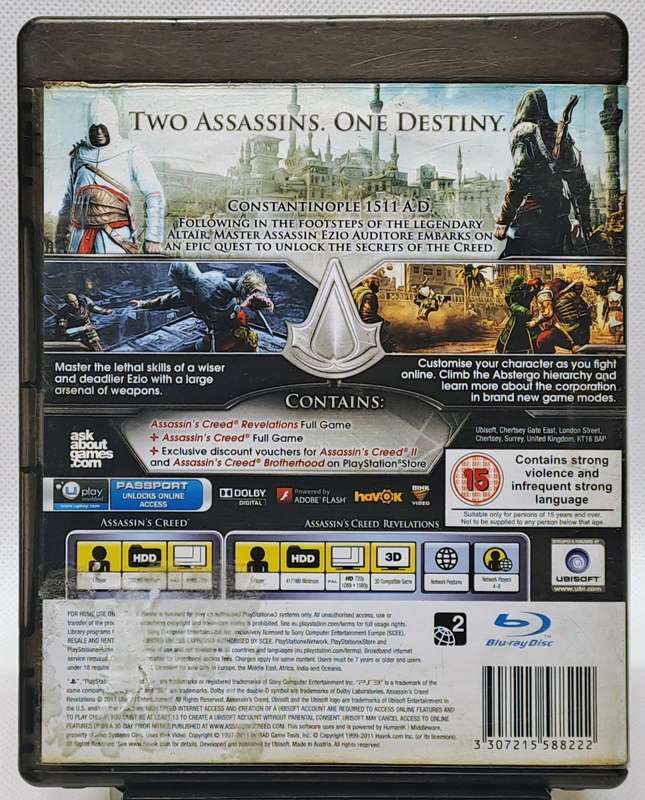 Assassin's Creed Revelations - Sony PlayStation 3 / PS3 Game