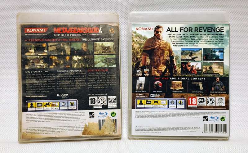 Metal Gear Solid Games Bundle - Sony PlayStation 3 / PS3 (2 Games)