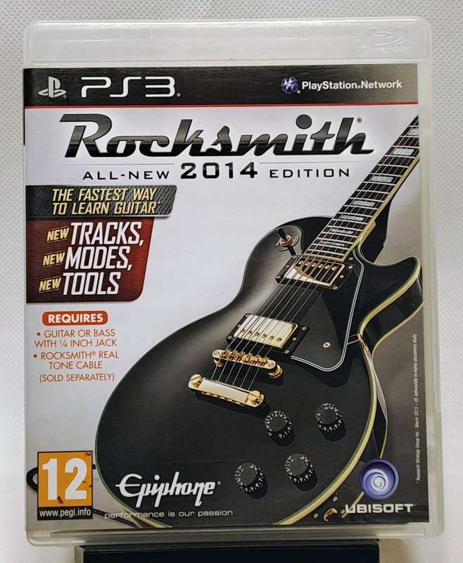 Rocksmith 2014 - Sony PlayStation 3 / PS3 Game (PAL) (RealTone cable and Guitar required)