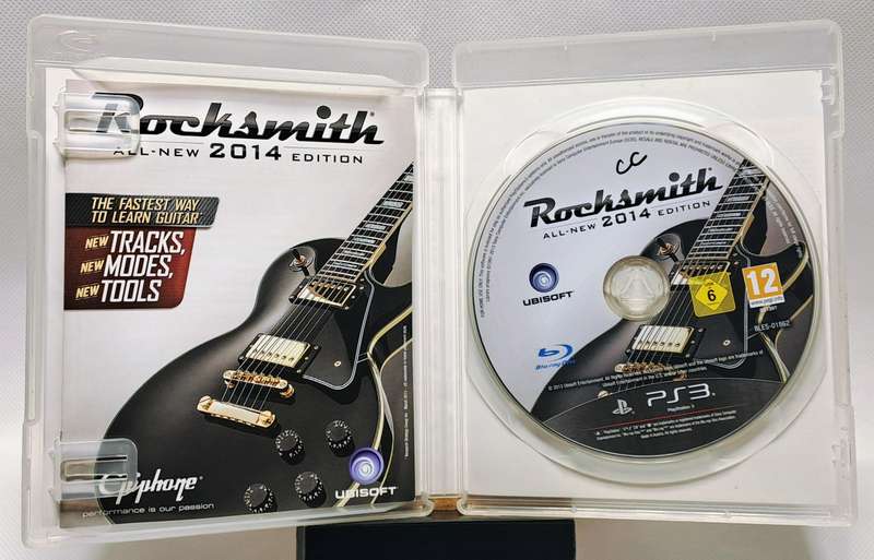 Rocksmith 2014 - Sony PlayStation 3 / PS3 Game (PAL) (RealTone cable and Guitar required)