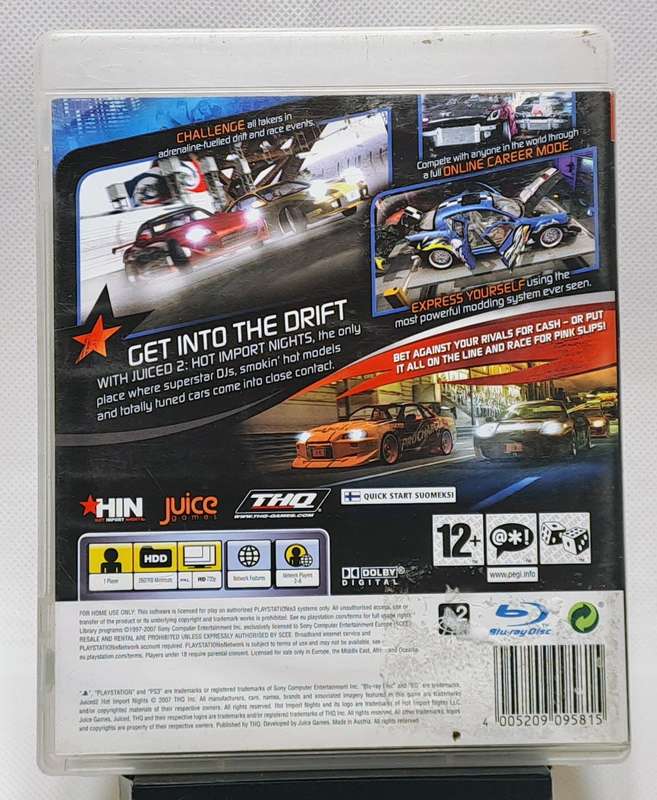 Juiced 2 - Sony PlayStation 3 / PS3 Game