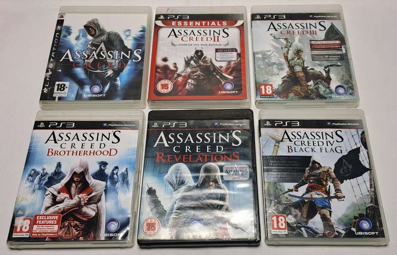 Assassin's Creed Games Bundle - Sony PlayStation 3 / PS3 (6 Games)