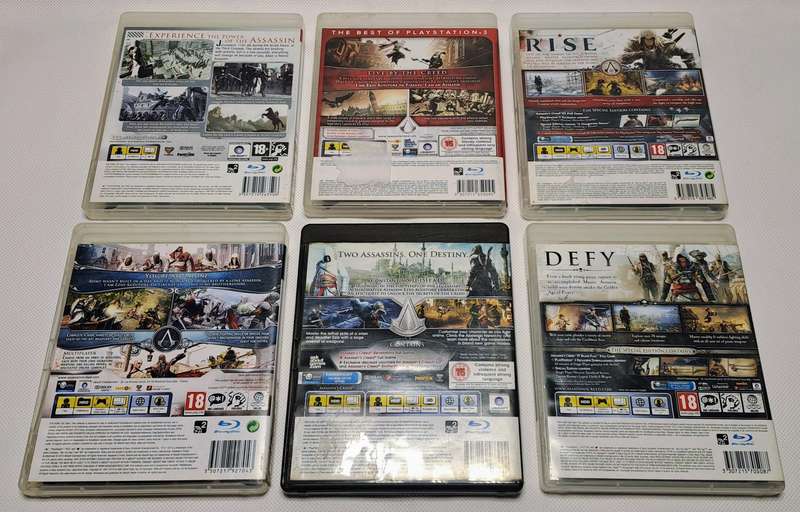 Assassin's Creed Games Bundle - Sony PlayStation 3 / PS3 (6 Games)