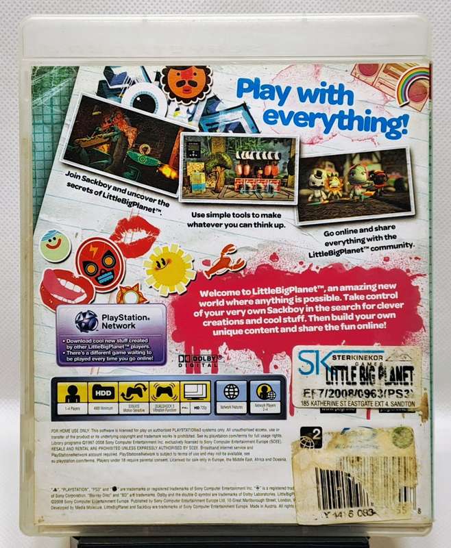 Little Big Planet - Sony PlayStation 3 / PS3 Game