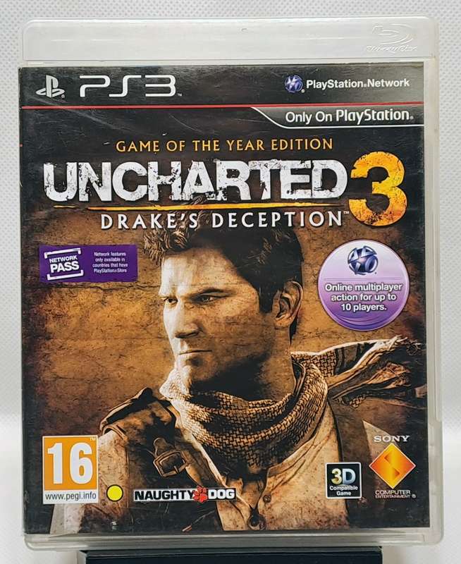 Uncharted 3: Drake's Deception GOTY - Sony PlayStation 3 / PS3 Game (Free Shipping)