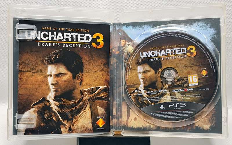 Uncharted 3: Drake's Deception GOTY - Sony PlayStation 3 / PS3 Game (Free Shipping)