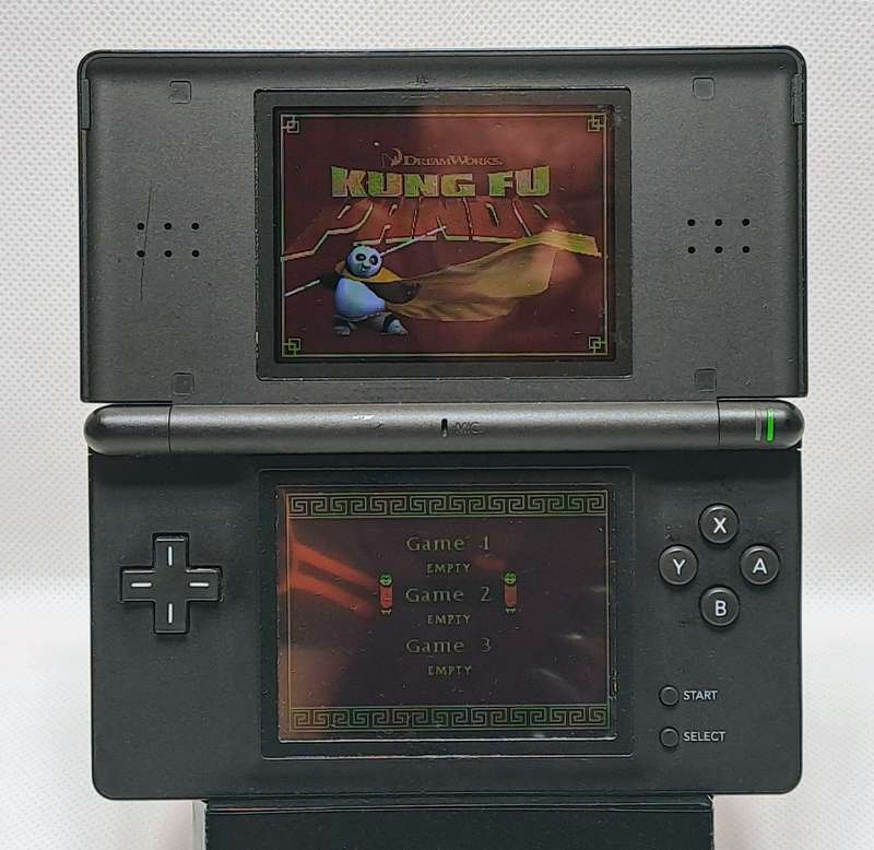 Nintendo DS Lite (Black) Handheld Console with two games (Free Shipping)