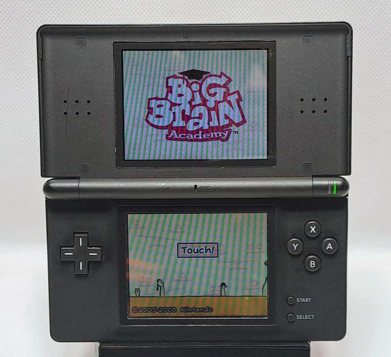 Nintendo DS Lite (Black) Handheld Console with two games (Free Shipping)