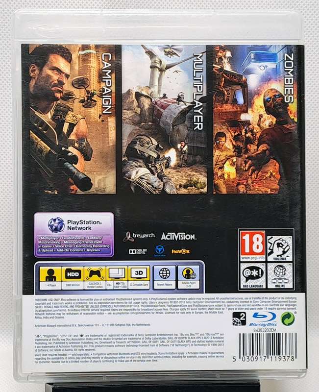 Call of Duty Black Ops II / 2 - Sony PlayStation 3 / PS3 Game