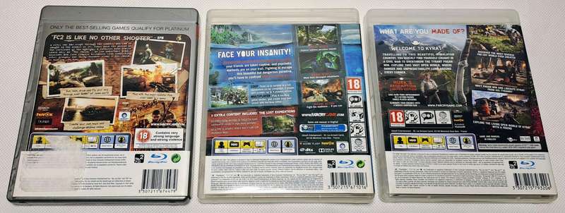 Farcry (Far Cry) Games Bundle - Sony PlayStation 3 / PS3 (3 Games)