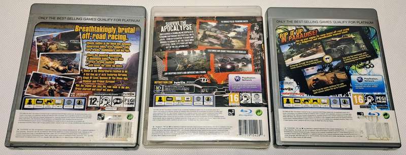 MotorStorm Games Bundle - Sony PlayStation 3 / PS3 (3 Games)