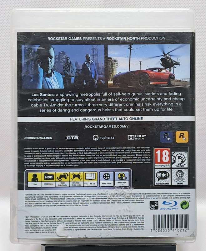Grand Theft Auto V (Grand Theft Auto 5) - Sony PlayStation 3 / PS3 Game