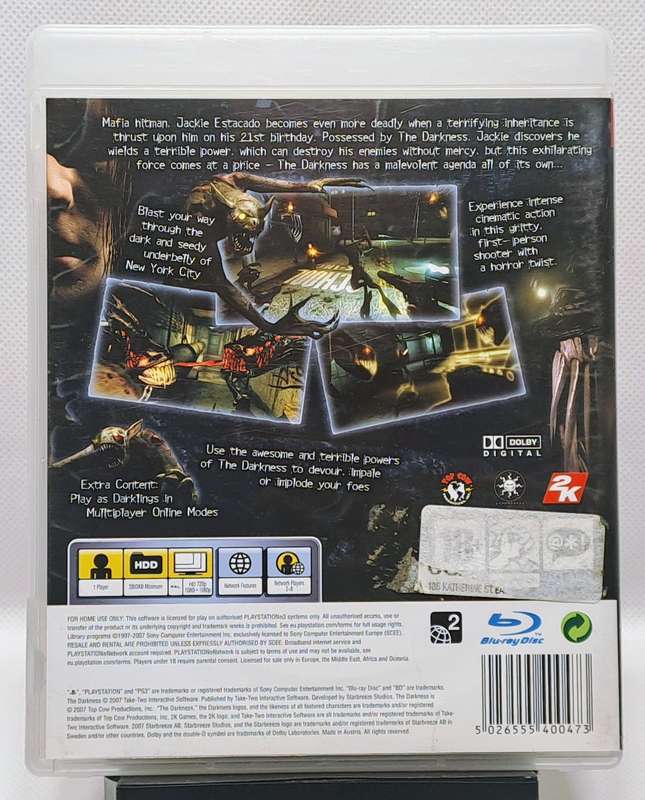 The Darkness - Sony PlayStation 3 / PS3 Game
