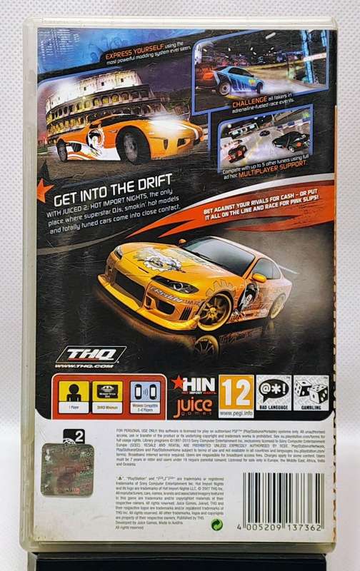 Juiced 2: Hot Import Nights - Sony PlayStation Portable / PSP Game