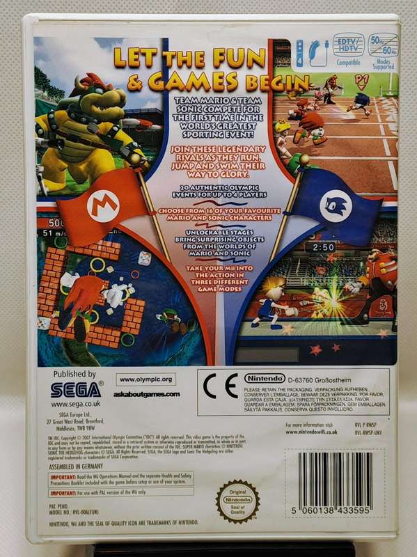 Mario & Sonic at the Olympic Games - Nintendo Wii Game