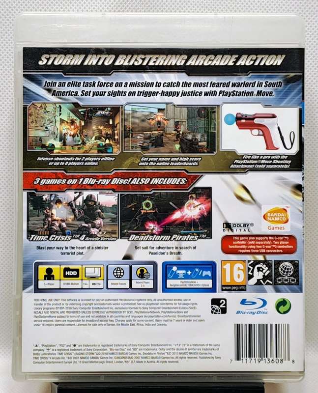 Time Crisis: Razing Storm - Sony PlayStation 3 / PS3 Game (PS Move required)