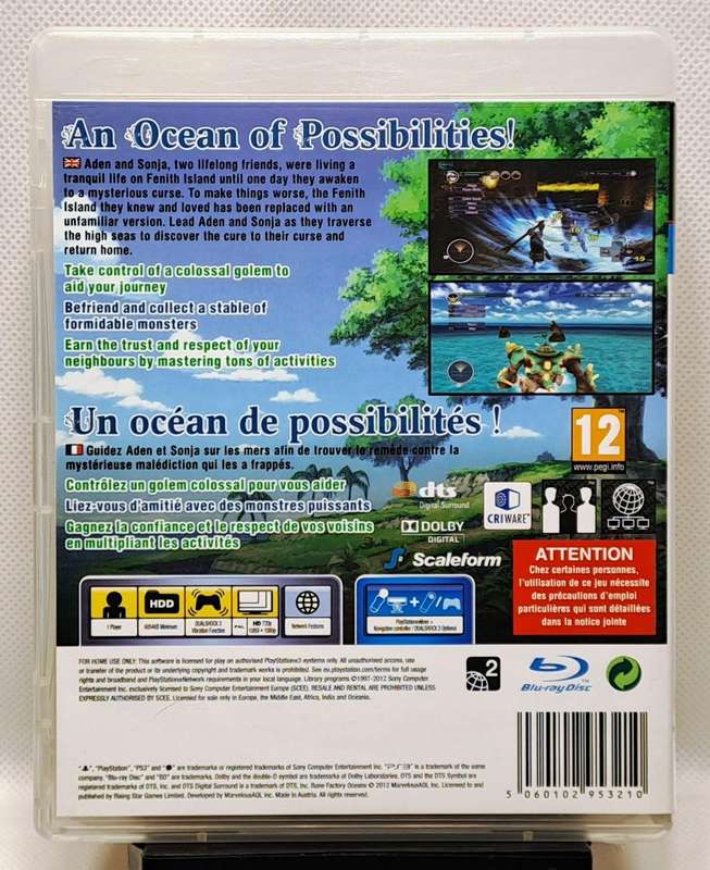 Rune Factory: Oceans - Sony PlayStation 3 / PS3 Game