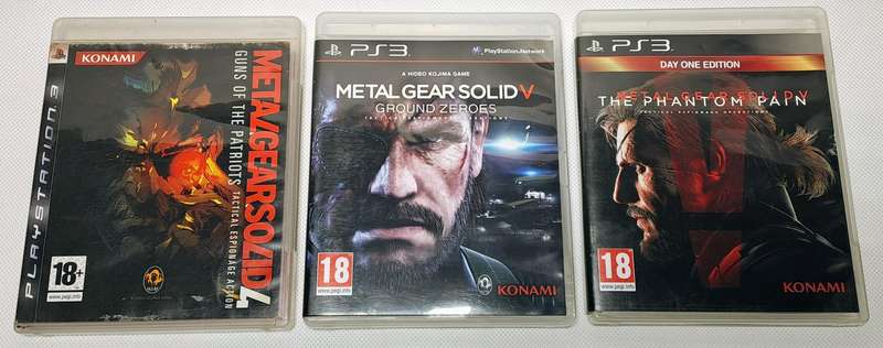 Metal Gear Solid Games Bundle - Sony PlayStation 3 / PS3 Games (3 Games)
