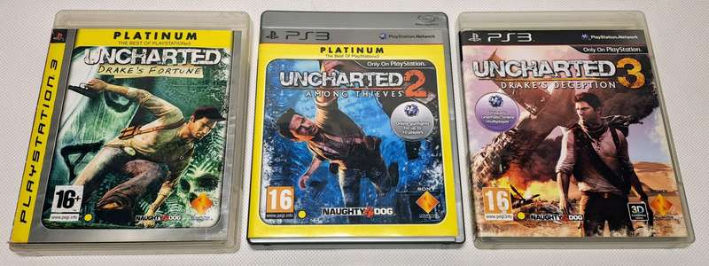 Uncharted Games Bundle - Sony PlayStation 3 / PS3 Games (3 Games)