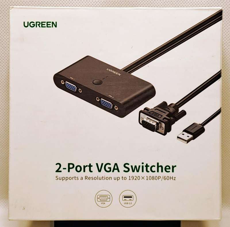 Ugreen 2-Port VGA Switcher