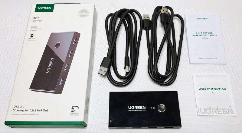 Ugreen USB 3.0 Sharing Switch 2 In 4 Out