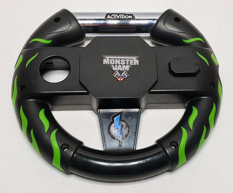 Monster Jam: Path of Destruction (Nintendo Wii) with Monster Jam Wii Steering Wheel