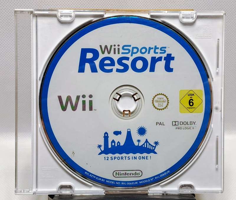 Nintendo Wii (Black) Console - WiiSports Resort HDMI Bundle