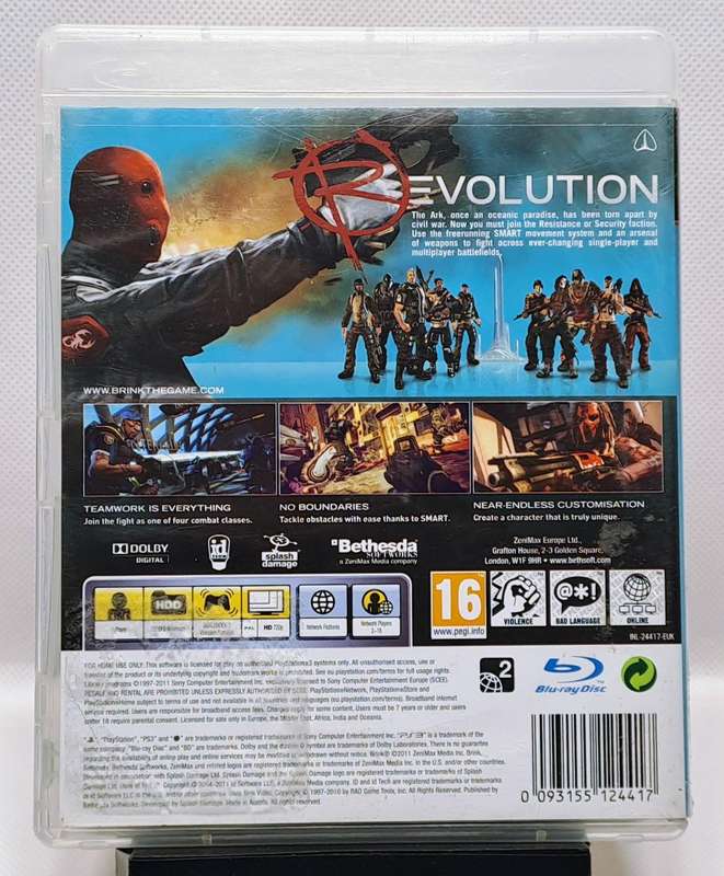 Brink - Sony PlayStation 3 / PS3 Game