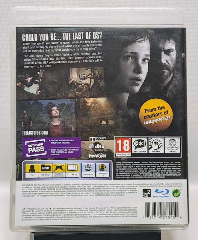 The Last of Us - Sony PlayStation 3 / PS3 Game