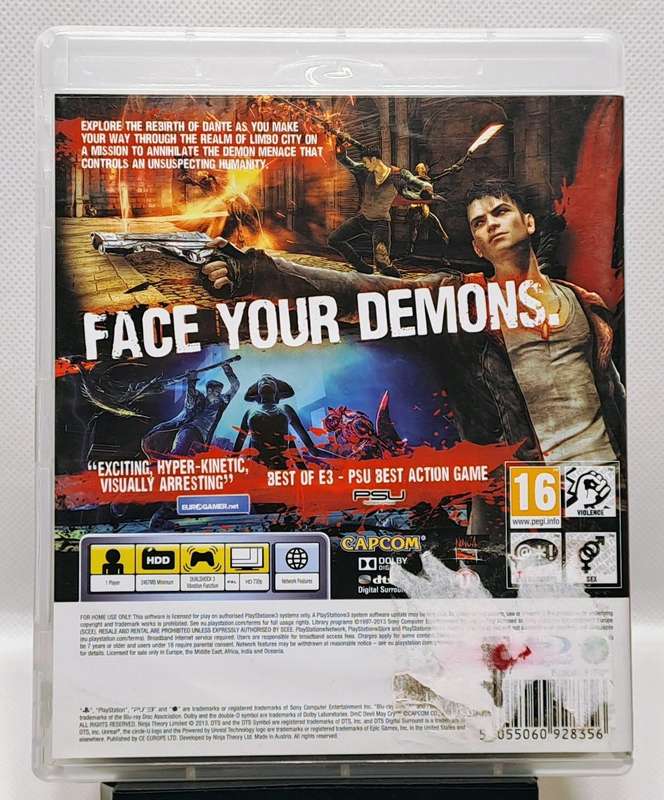 DMC Devil May Cry - Sony PlayStation 3 / PS3 Game