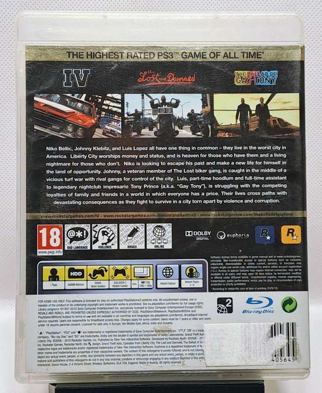 Grand Theft Auto IV (GTA4) (The Complete Edition) - Sony PlayStation 3 / PS3 Game