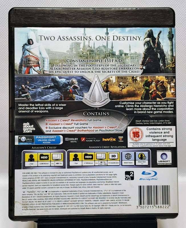 Assassin's Creed Revelations - Sony PlayStation 3 / PS3 Game (Free Shipping)